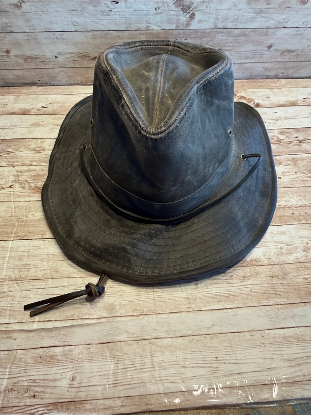 Dorfman-Pacific Boondocks Cotton Outdoor Weathered Cowboy Hat Large